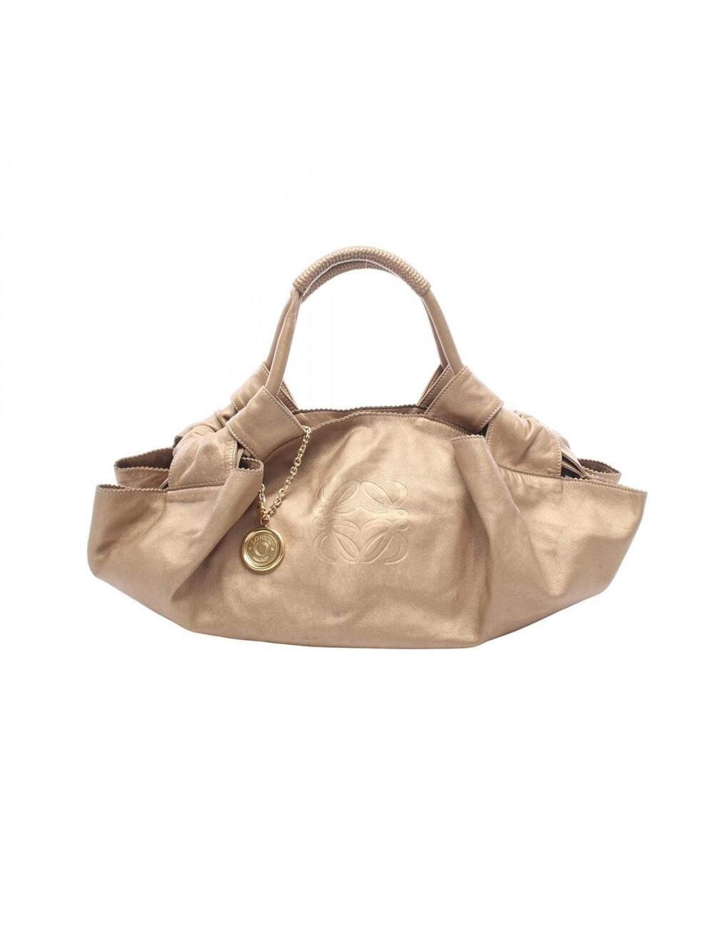 Loewe Nappa Aire Handbag Leather Gold #378362L35B